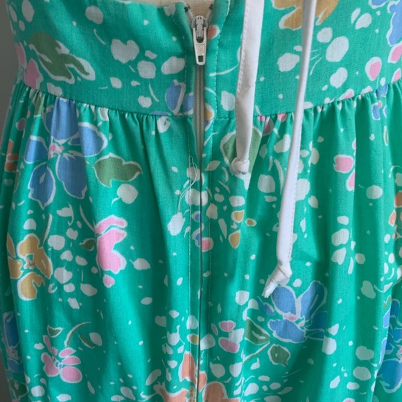 CALIFORNIA POPPY by LANZ  Vintage 1960’s Tie Strap  Floral Dress. - Picture 9 of 10